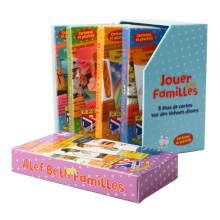 Print flash cards set children playing